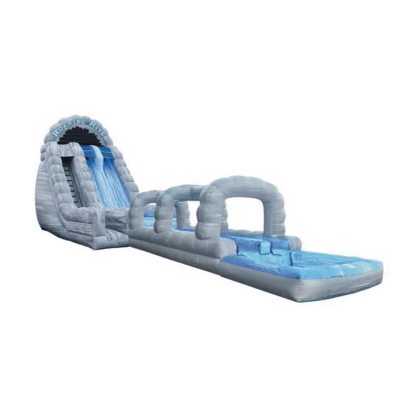 Kommerzieller aufblasbarer Wasserrutsche-Spielplatz aufblasbares Spielzeug im Freien