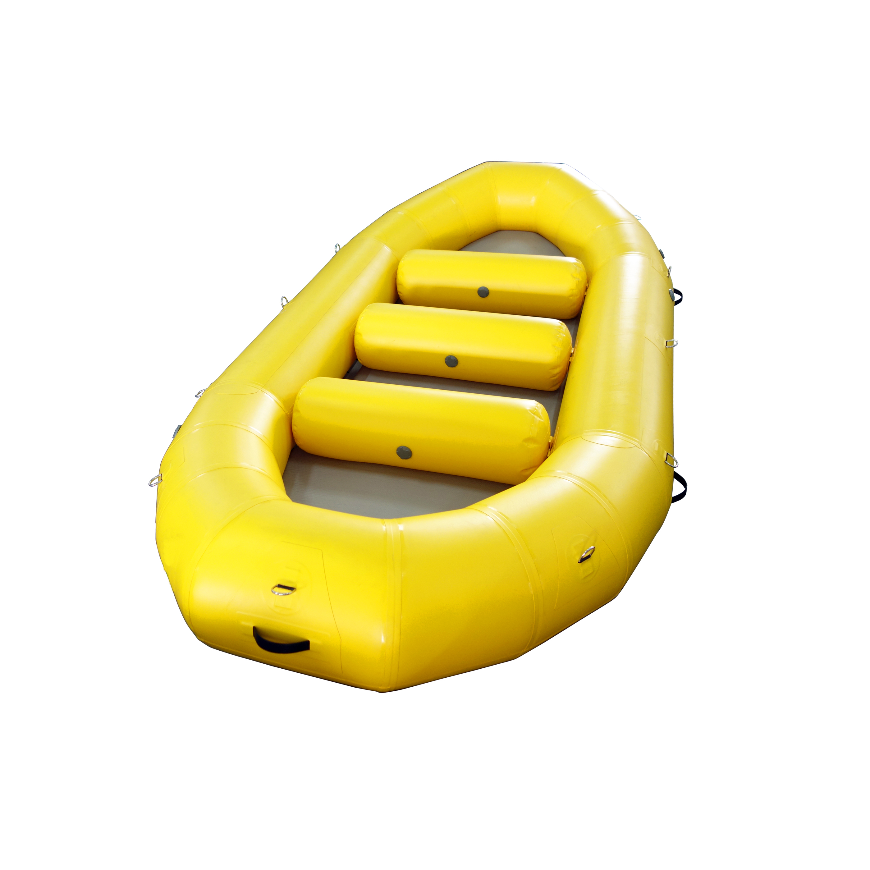 Gelbes DWF-Lebensrettungs-aufblasbares Sportboot-Floß